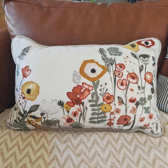 target floral pillow